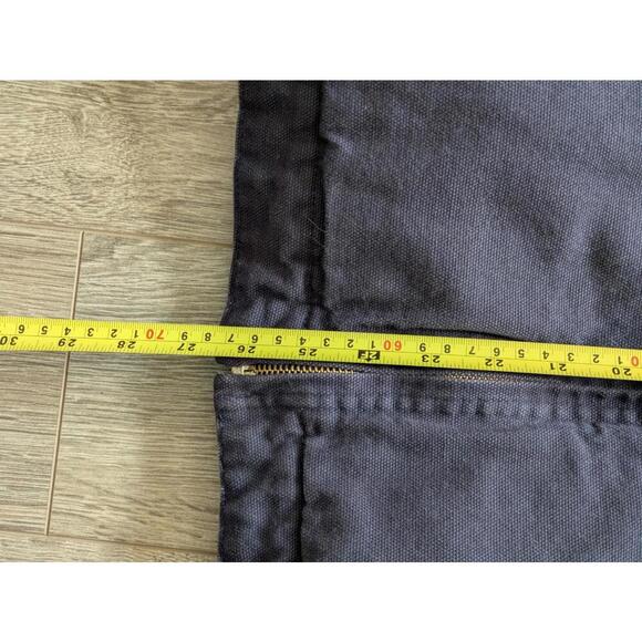 TN-MOUNTAIN Carhart Style Quilted Lined Mens Workwear Jacket Black Hooded L - Picture 6 of 12